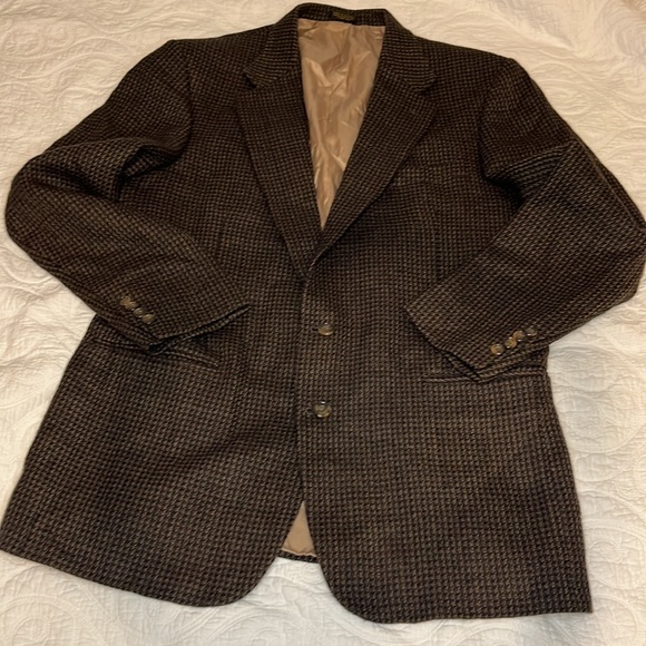 Vintage Oscar de La Renta Men’s Tailored Wool Blazer/ 44L - Picture 4 of 10
